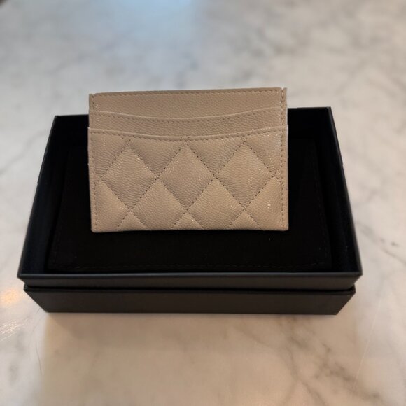 Chanel Card Holder - Light Grey - Picture 2 of 3